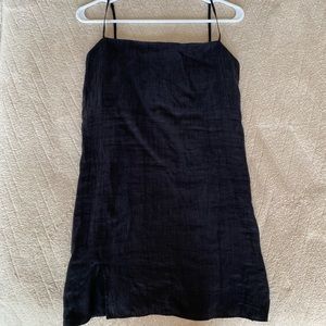 Zara Black Mini Dress with Slit